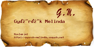 Györök Melinda névjegykártya